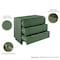 Manhattan Comfort Granville Sage Green 5-Drawer Tall Dresser, 3-Drawer Standard Dresser and 2-Drawer Nightstand GRAN053 - alternate 3